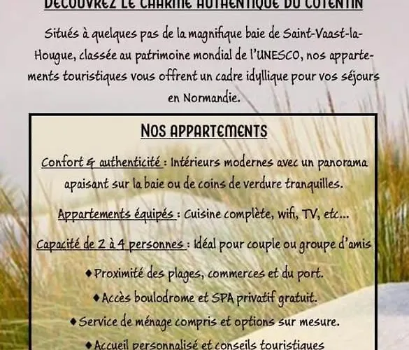 Apartamento Les Nuits Du Cotentin Meuble