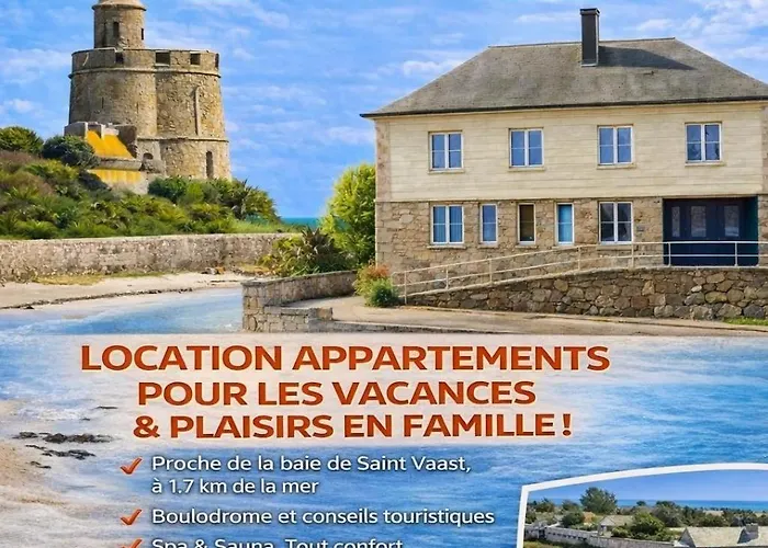 Apartamento Les Nuits Du Cotentin Meuble *